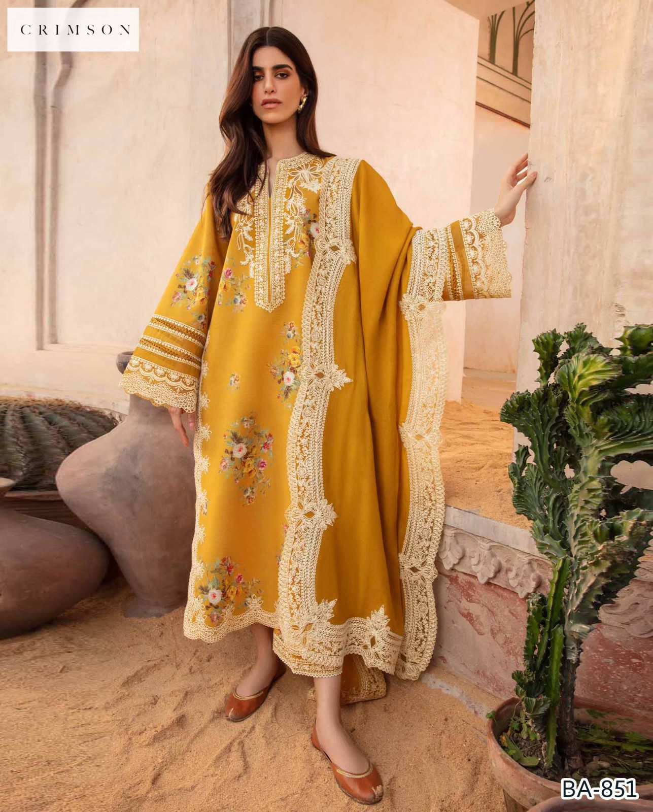 lawn embroidered 3pc