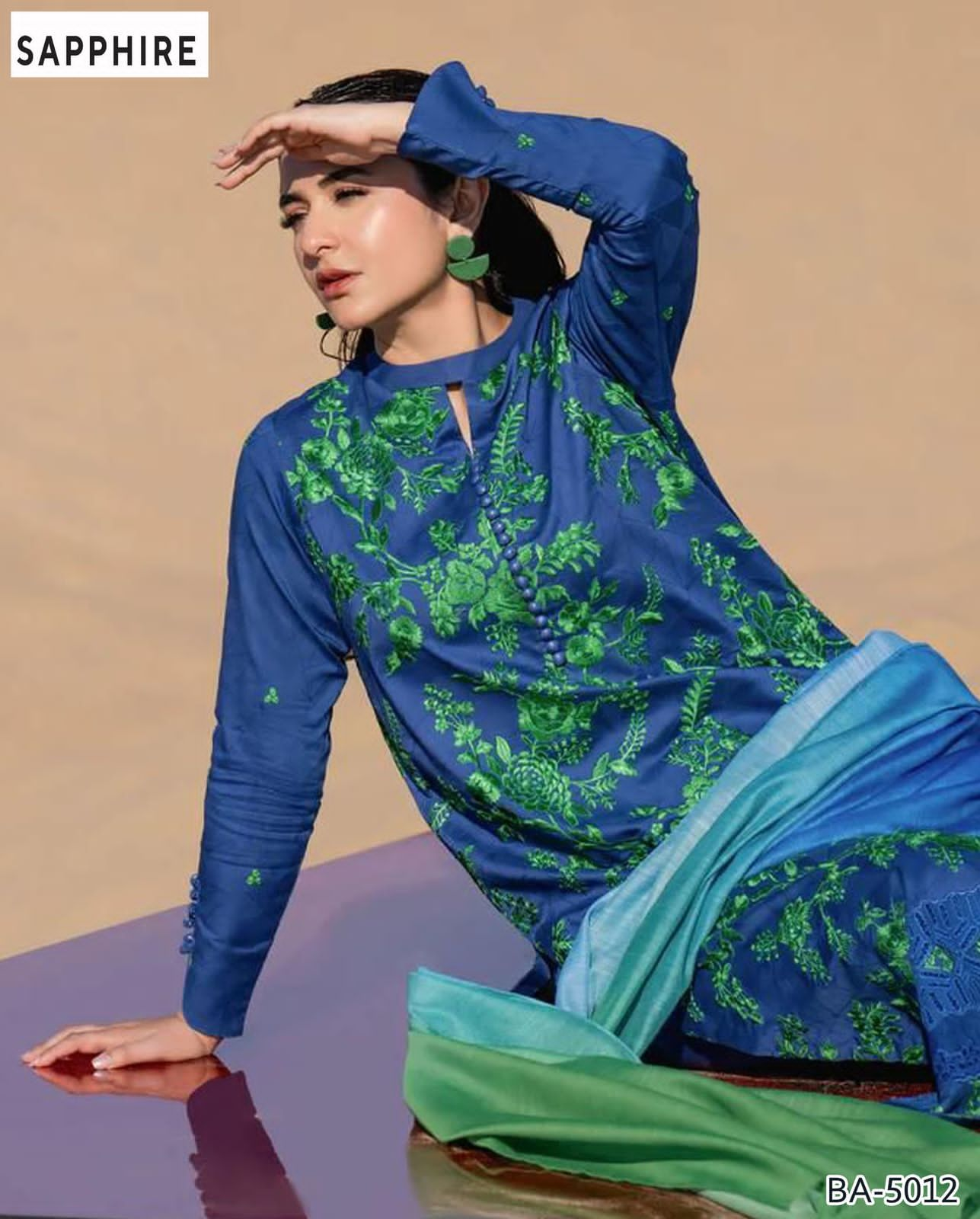 lawn embroidered 3pc