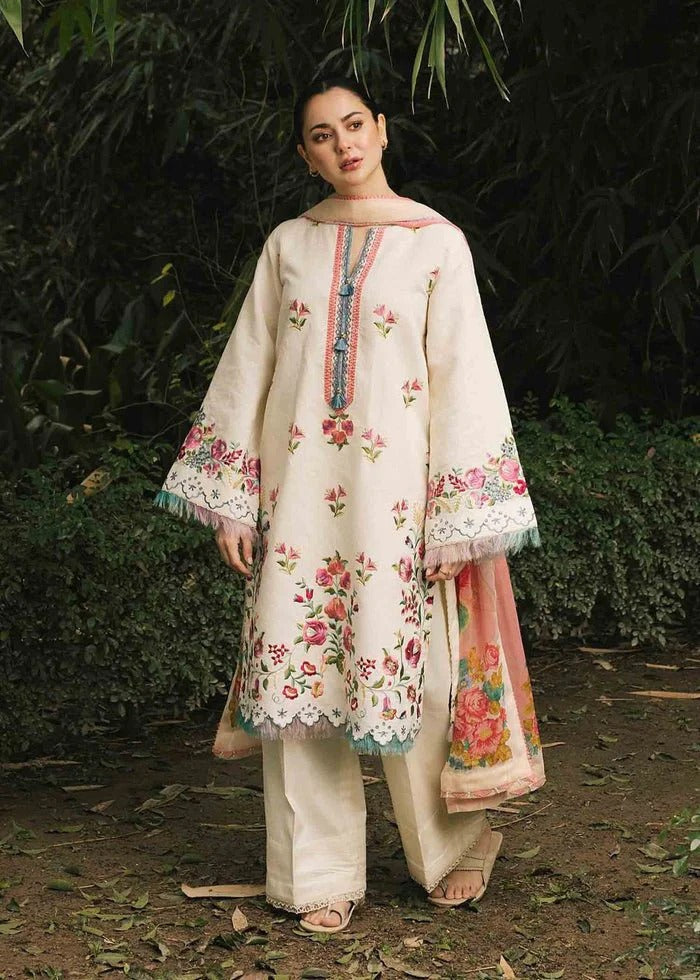 lawn embroidered 3pc