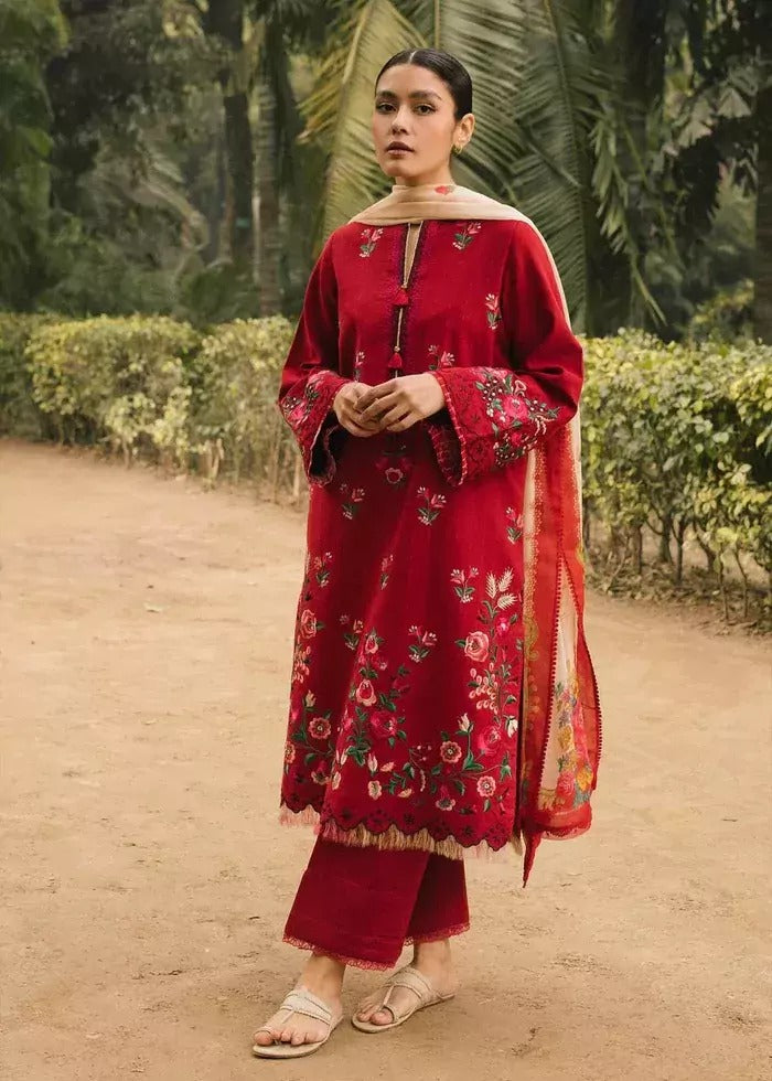 lawn embroidered 3pc