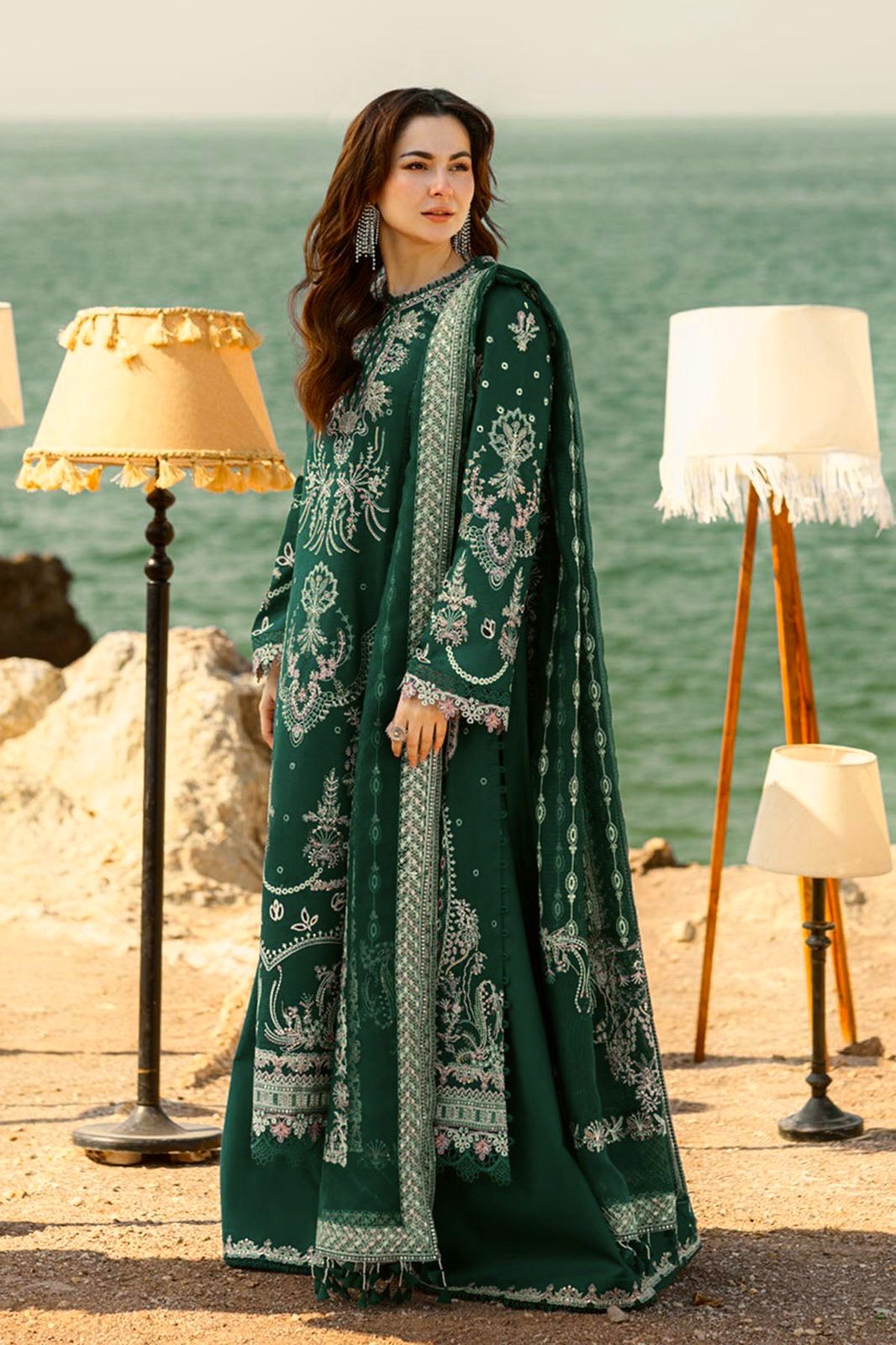 lawn embroidered 3pc