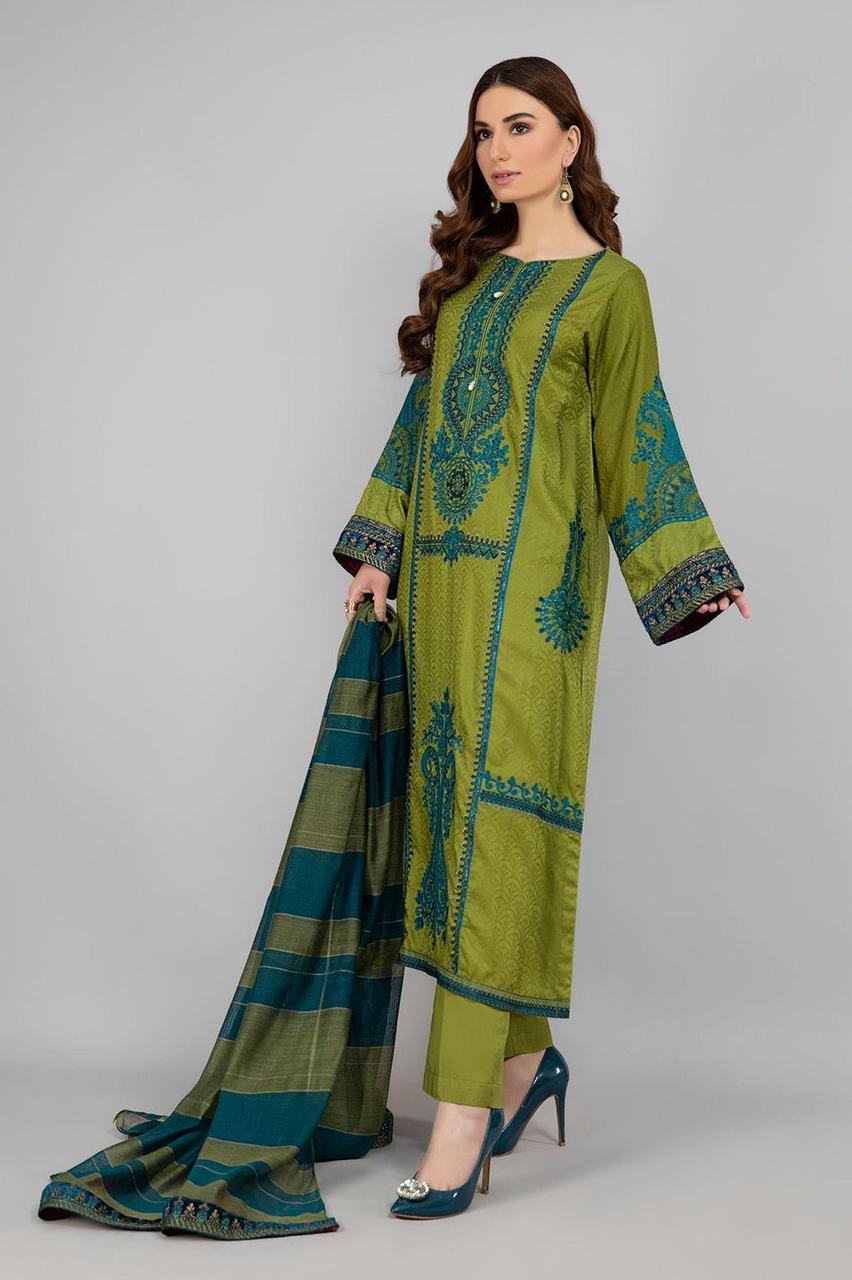 lawn embroidered 3pc