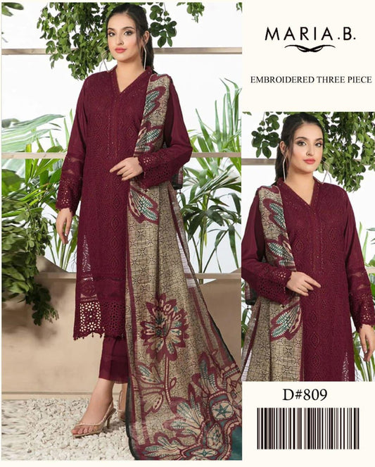 chikankari lawn 3pc