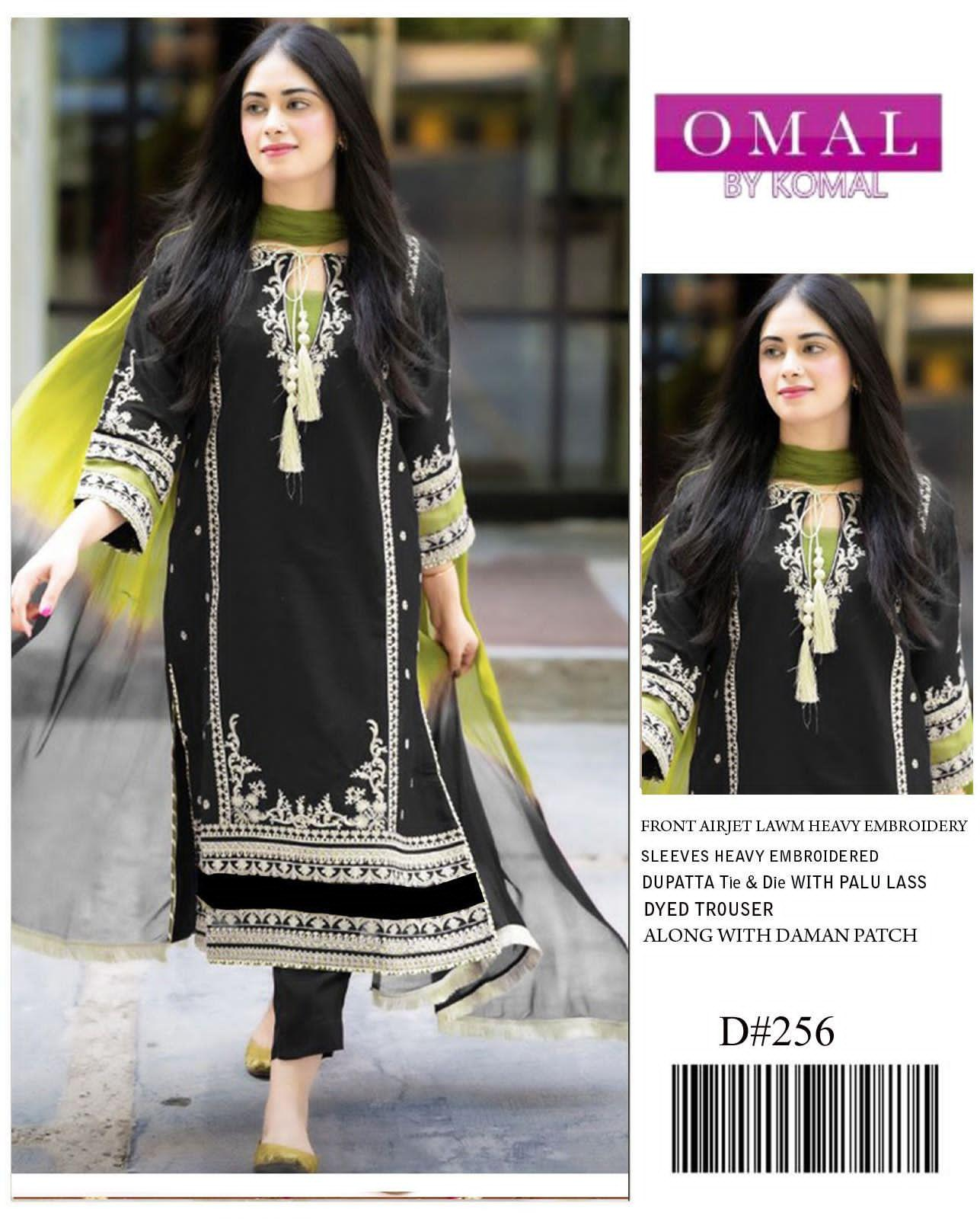 heavy embroidered lawn 3pc