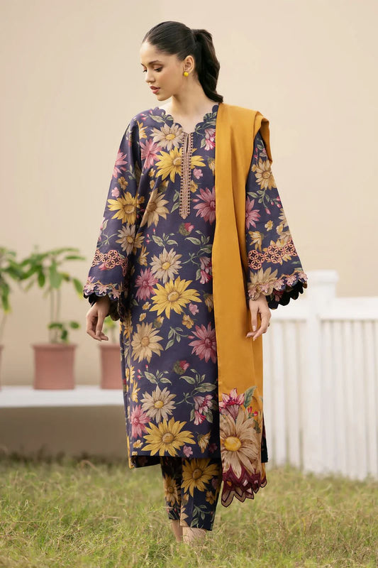 digital printed lawn 3pc